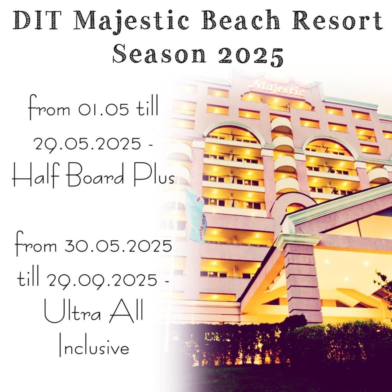 Dit Majestic Beach Resort Sunny Beach Exterior foto